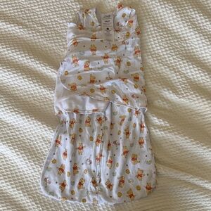 Halo White Sleep Sack with Yellow and Red Character Print - Winnie the Pooh